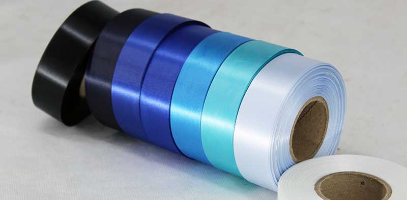 Customized Blue Satin Ribbons: Compare Shades,