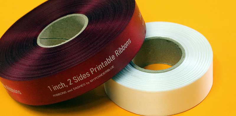 different widths of custom printable satin ribbons guiguinto bulacan