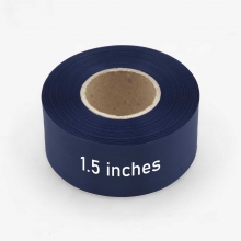 Customized Navy Blue 1.5 inches x 50 meters Satin Ribbons with logo