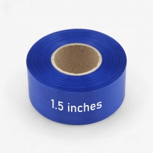 Customized Sapphire Blue 1.5 inches x 50 meters Satin Ribbons with logo