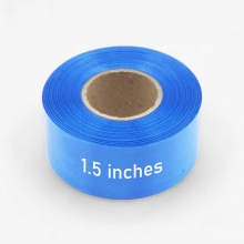 Customized Sky Blue 1.5 inches x 50 meters Satin Ribbons with logo