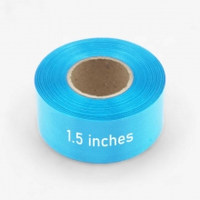 Customized Turquoise Blue 1.5 inches x 50 meters Satin Ribbons with logo