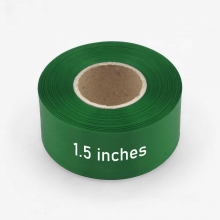 Customized  Green 1.5 inches x 50 meters Satin Ribbons with logo