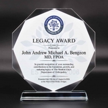 Mypowderblue New Product 12 mm Octagon Glass Plaque B