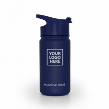 Customized Cobalt Blue 14 oz AquaFlask Wide Mouth With Flip Cap Vacuum Insulated Stainless Steel Water Bottle with logo