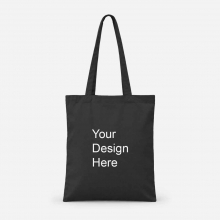 Customized  Black 14 x 16 Color Katsa Tote Bags (Class B) with logo