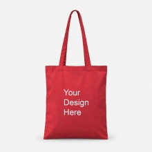 Customized  Red 14 x 16 Color Katsa Tote Bags (Class B) with logo