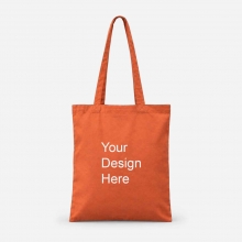 Customized  Orange 14 x 16 Color Katsa Tote Bags (Class B) with logo