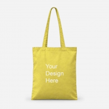 Customized  Yellow 14 x 16 Color Katsa Tote Bags (Class B) with logo