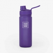 Customized (Indigo) Purple 18 oz AquaFlask Vacuum Insulated Stainless Steel Water Bottle with logo