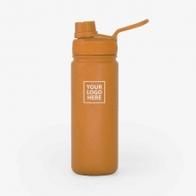 Customized (Tangerine) Orange 18 oz AquaFlask Vacuum Insulated Stainless Steel Water Bottle with logo