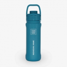 Customized Atlantic Blue 18 oz New AquaFlask Bottles with logo