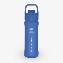 Customized Pacific Blue 18 oz New AquaFlask Bottles with logo