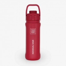 Customized Cherry Red 18 oz New AquaFlask Bottles with logo