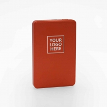 Customized Metallic Orange 20000mah Xiaomi Wireless Magnetic Power Banks with logo