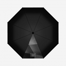 Customized 1 Panel Black 21 inches Folding Umbrellas with Sublimation-Imprinted Panels with logo