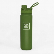 Customized Hunter Green 22 oz AquaFlask Vacuum Insulated Stainless Steel Water Bottle with logo