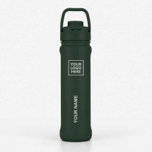 Customized Moss Green 22 oz New AquaFlask Bottles with logo