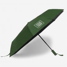 Customized Dark Green 23 inches 10 Ribs Automatic Folding Umbrellas with logo