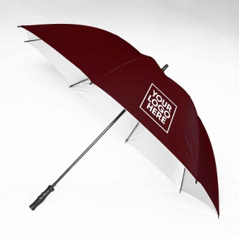 Custom Printed 30 inches Golf Umbrellas with Fiberglass Ribs as Corporate Giveaways