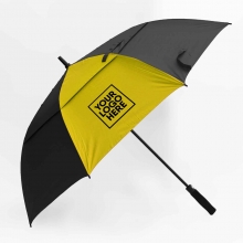Custom Printed 30 inches Two-Tone Double-Canopy Golf Umbrellas as 