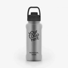 Customized Cherry Red 32 oz New AquaFlask Bottles with logo
