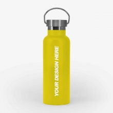 Customized  Yellow 500 ml ThermoCarry Bottle Flasks with logo