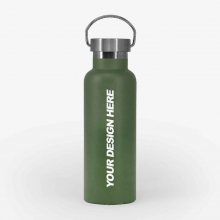 Customized Army Green 500 ml ThermoCarry Bottle Flasks with logo