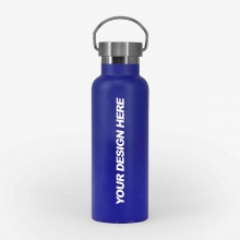 Customized Royal Blue 500 ml ThermoCarry Bottle Flasks with logo