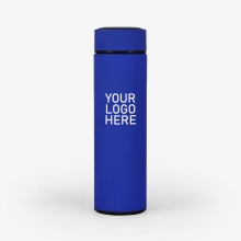 Customized Matte Blue 500 ml Vacuum Tumblers with Matte Finish with logo
