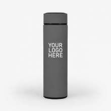 Customized Matte Gray 500 ml Vacuum Tumblers with Matte Finish with logo