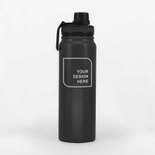 Customized  Black 800 ml NITRO Double Wall Stainless Bottles with logo