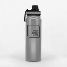 Customized  Silver 800 ml NITRO Double Wall Stainless Bottles with logo