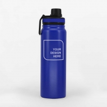 Customized  Blue 800 ml NITRO Double Wall Stainless Bottles with logo
