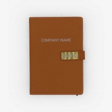 Custom Printed 2026 ALLAN A5 Planners with Magnetic Golden Metal Strap as Corporate Giveaways