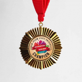 Custom Printed Academic and Sports Medals with Full Color Logo  as Other Custom Printed Items