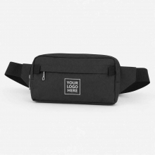 Customized Grayish Black ANYWHERE Belt Bags with logo