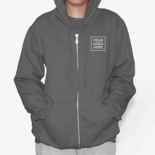 Custom Printed GILDAN Adult Full Zip Hooded Sweatshirts as Corporate Giveaways