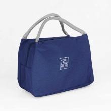 Customized  Blue JULIA Average Size Insulated Lunch Bags with logo
