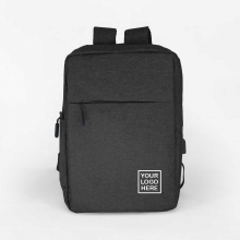 Custom Printed Laptop Backpack with USB Mobile Charging Port as Corporate Giveaways