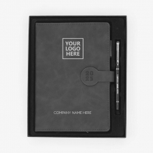 Custom Printed 2027 Planner & Sign Pen Gift Set #2 as Corporate Giveaways