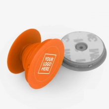Customized  Orange PopSocket MagSafe Phone Holders with logo