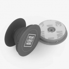 Customized  Gray PopSocket MagSafe Phone Holders with logo