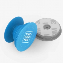 Customized Sky Blue PopSocket MagSafe Phone Holders with logo