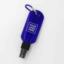 Mypowderblue New Product Promotional Alcohol Spray Bottles with Carabiner