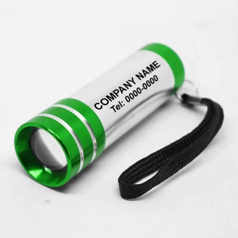Custom Printed LED Flashlights with Strap as Corporate Giveaways