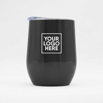 Custom Printed Stainless Steel Egg-Shape Water Tumbler as 