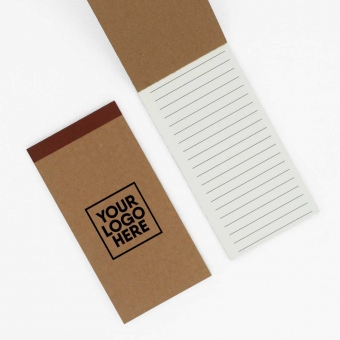 Customized Lined  To-Do List, Lined, and Blank Notepads with Kraft Cover with logo