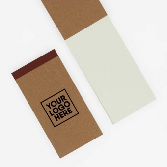 Customized Blank  To-Do List, Lined, and Blank Notepads with Kraft Cover with logo