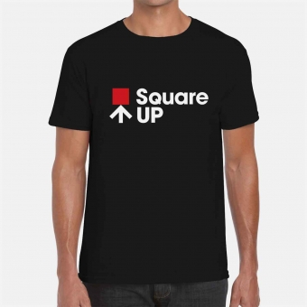 Customized  Black YALEX Unisex Color Round Neck T-Shirts with logo